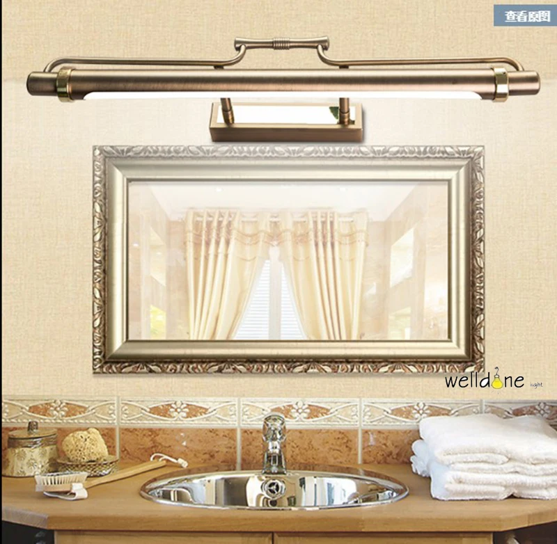 LED bathroom vanity mirror lamp 52.5CM alloy and acrylic waterproof light wall mounted | Освещение