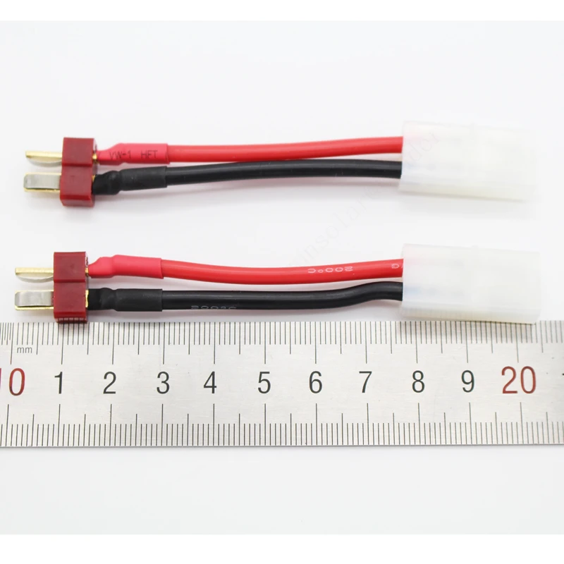 5 шт./лот Tamiya розетка к розетке Дина 14 AWG силиконовый Соединительный адаптер для