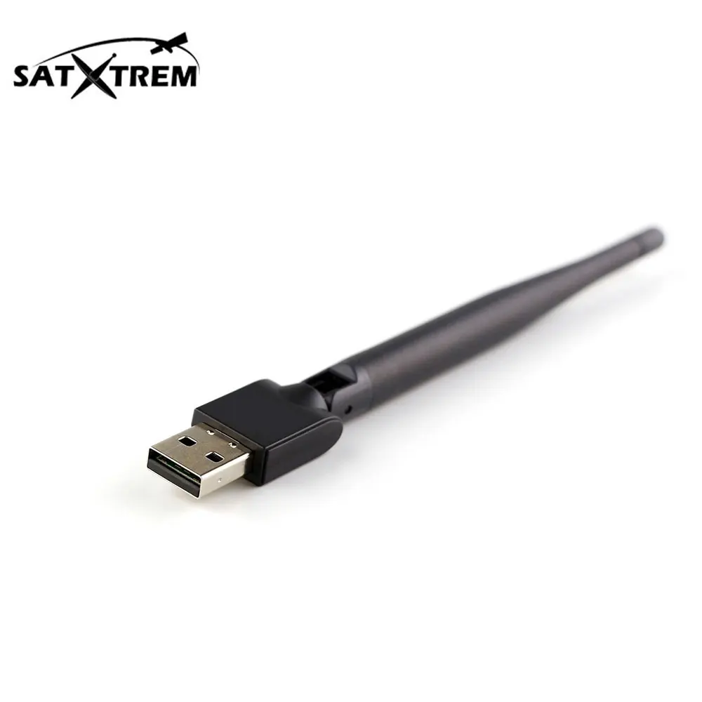 SATXTREM Mini USB WiFi Беспроводная Антенна чипсет RT5370 адаптер 150 м для HD спутникового ТВ