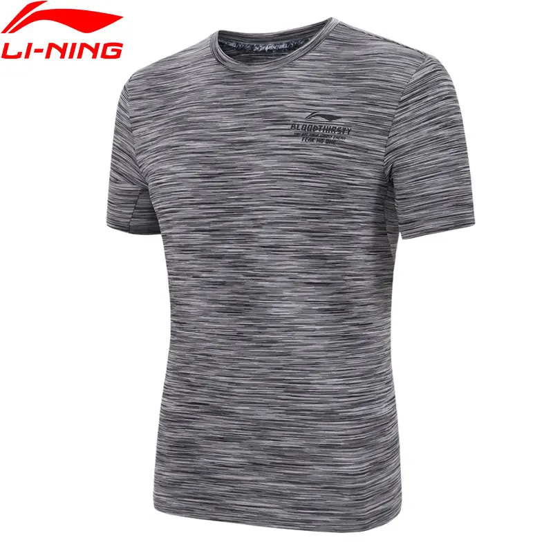 Мужская футболка для баскетбола Li-Ning дышащая Спортивная из 89% полиэстера с