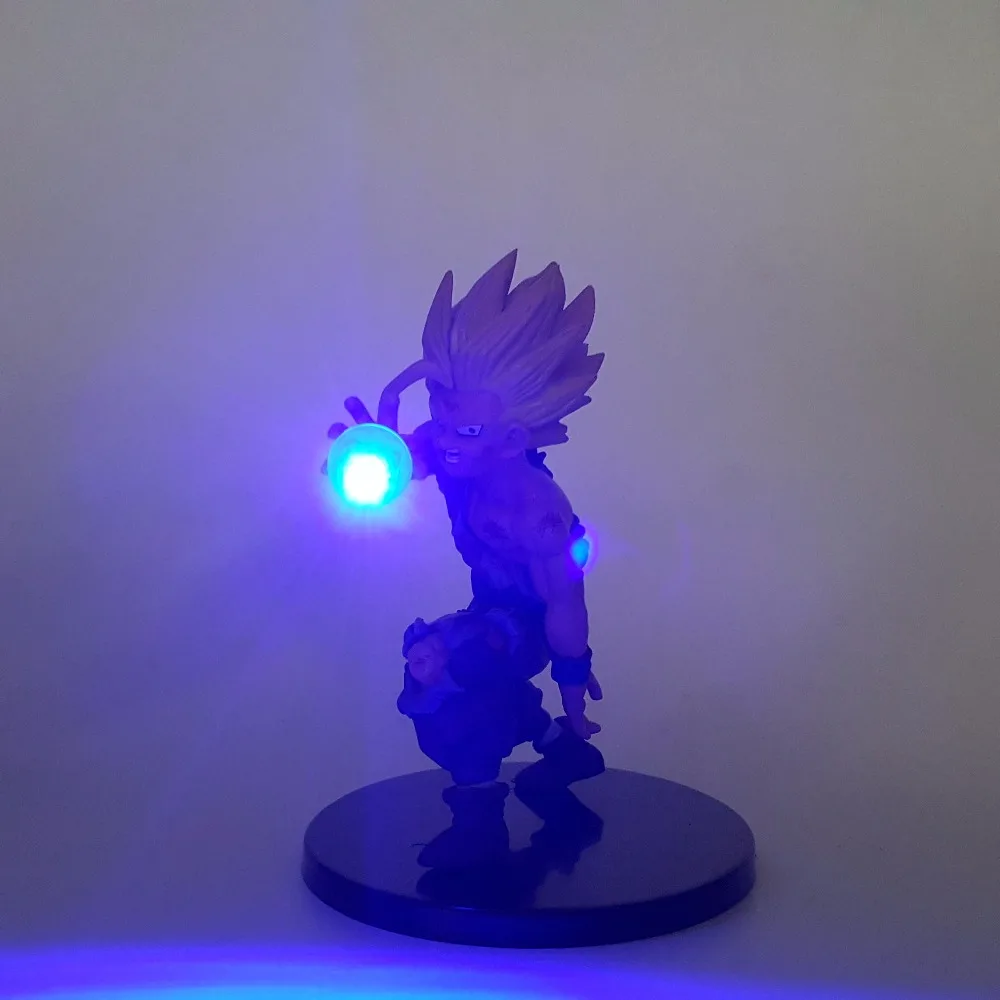 Черный Dragon Ball Z Goku vegeta и Piccolo трусы фигурка freeza светодиодный ночник Kamehameha аниме Dragon Ball Z DIY декоративный светодиодный фонарь - Цвет: Черный