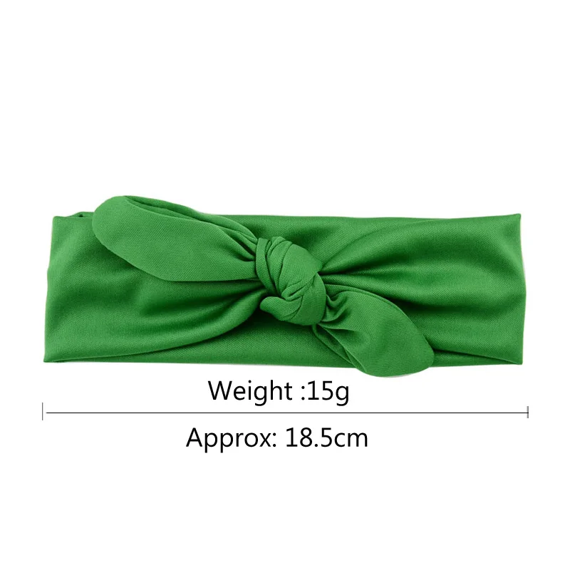 Повязка на голову с бантом для девочек 8 шт./лот тюрбан узлом повязка кроликом