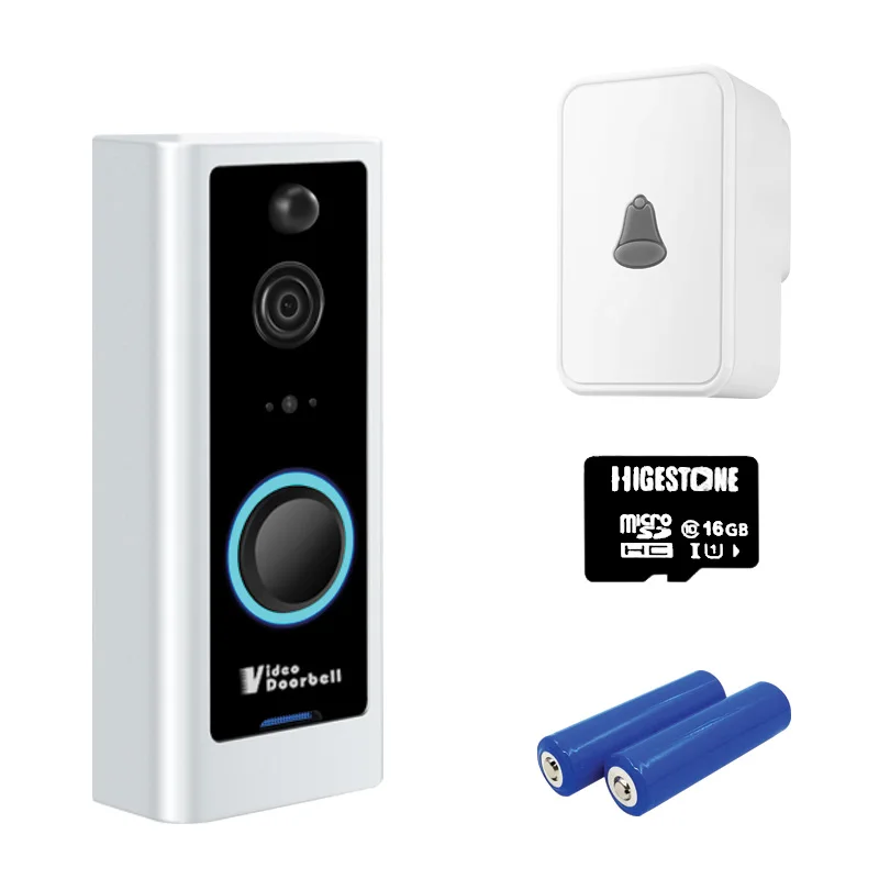 Беспроводной смарт-Видеозвонок Higestone 1080P Wi-Fi IP65 ночное видение двухстороннее
