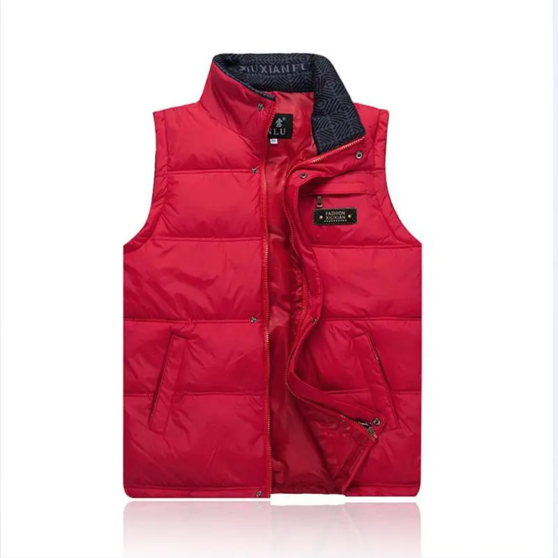 

Brieuces Middle-aged men fall and winter down vest male middle-aged father loaded thick warm waistcoat vest male vest big yards