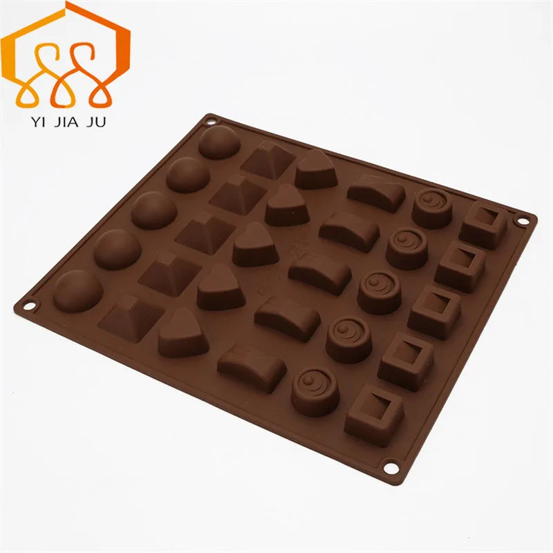 Силиконовая форма для выпечки 30 отверстий с мультяшными животными|silicone mold|baking