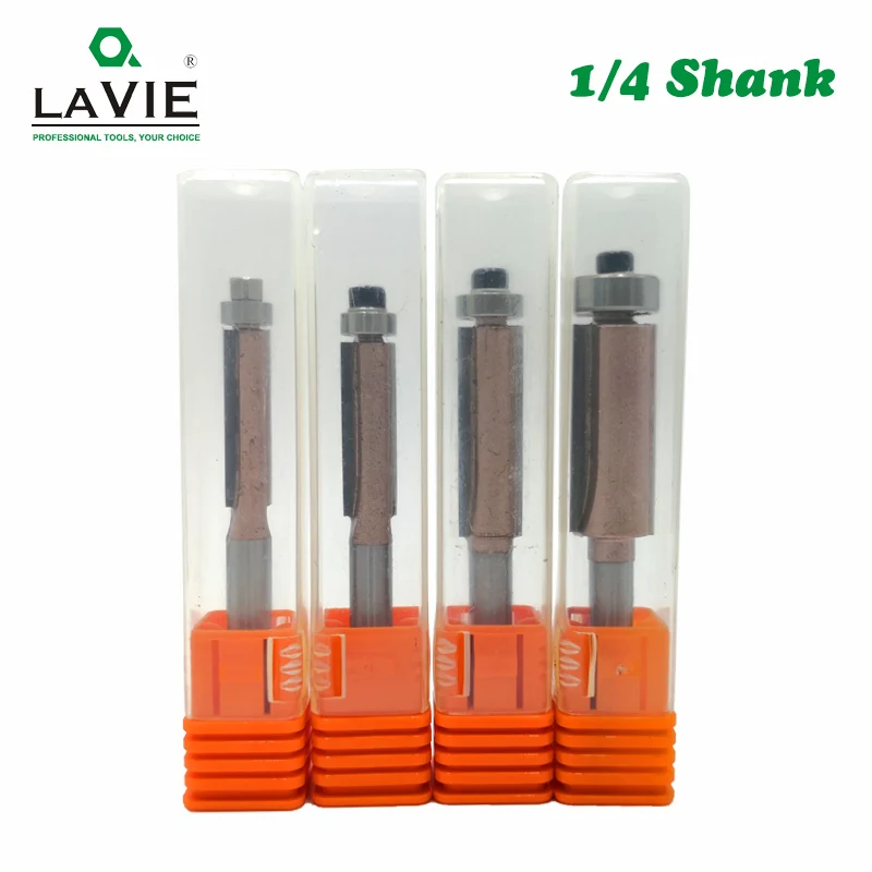 LAVIE 1 шт. Улучшенный хвостовик 1/4 дюйма фреза с утопленной отделкой прямые