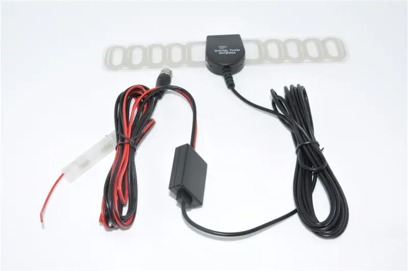 Автомобильная цифровая ТВ-антенна DVB-T ISDB-T активная с усилителем разъем F для