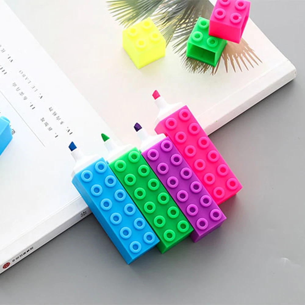 Забавный блок моделирования хайлайтер ручка маркер кавайные ручки канцелярский