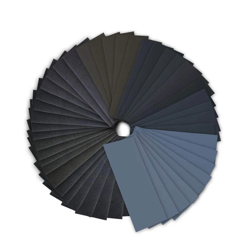 42 шт комплект сухой мокрой шлифование наждачной бумагой бумагорезательная