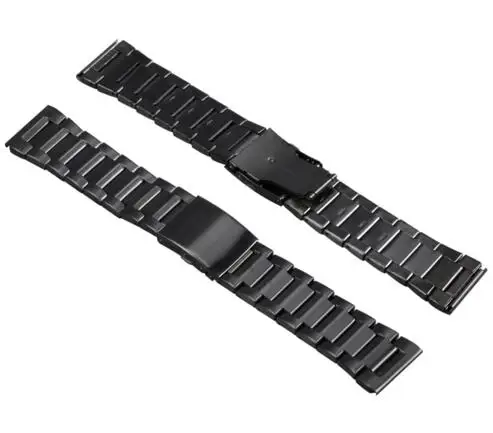 black steel strap Microwear оригинальные Смарт-часы H1 сменный ремешок из нержавеющей стали силиконовый ремешок фитнес-трекер Браслет - Цвет: black steel strap
