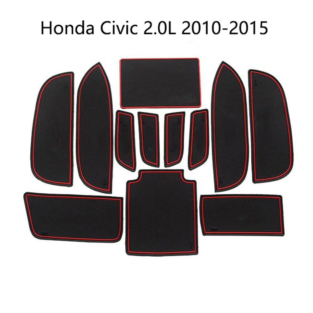 Для Honda Civic 1.8L 2.0L 2010 2011 2012 2013 2014 2015 Нескользящая дверная прокладка для ворот панель
