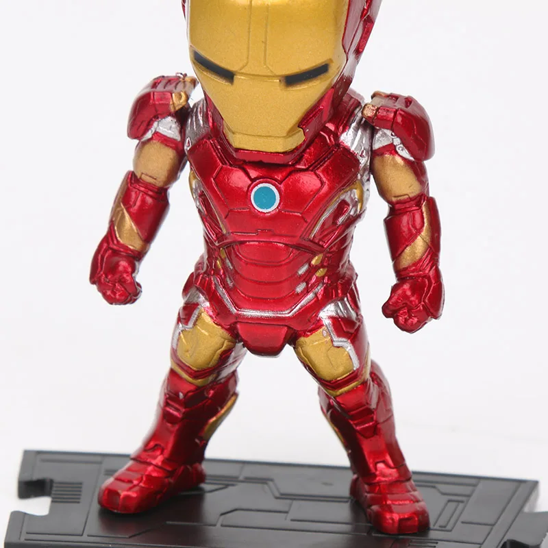 8-10 см Упаковка из 6 игрушки Marvel Мстители Бесконечность войны танос Железный человек Человек-паук ПВХ Фигурки Халк Черная пантера модель Тора