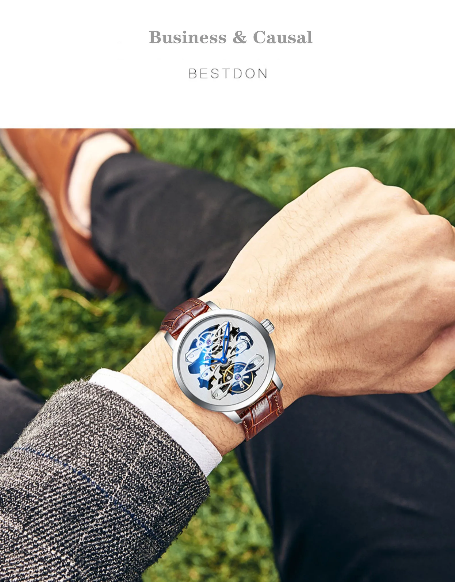 AILANG Tourbillon часы мужские часы Топ бренд класса люкс из нержавеющей стали спортивные часы водонепроницаемые автоматические механические часы для мужчин