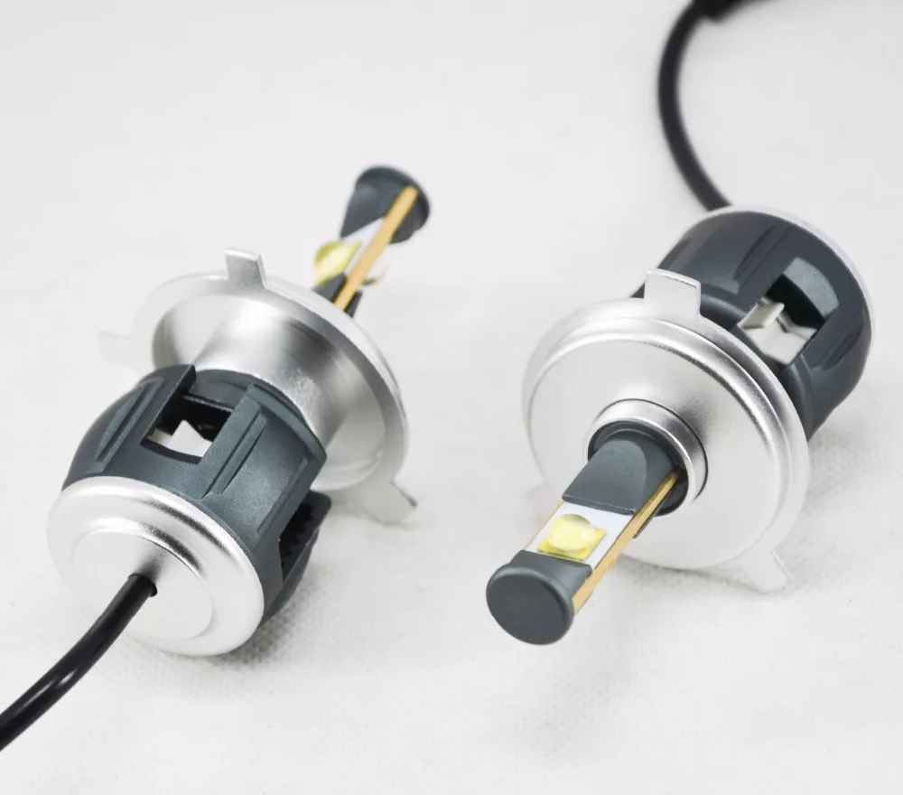 1 комплект D1S D2S D3S D4S 60 Вт 6000LM E70 светодиодный передних фар рассеиватели фары лампы ETI-70 4SMD чипов Turbo Вентилятор белого 6000 K 120 W 12000LM