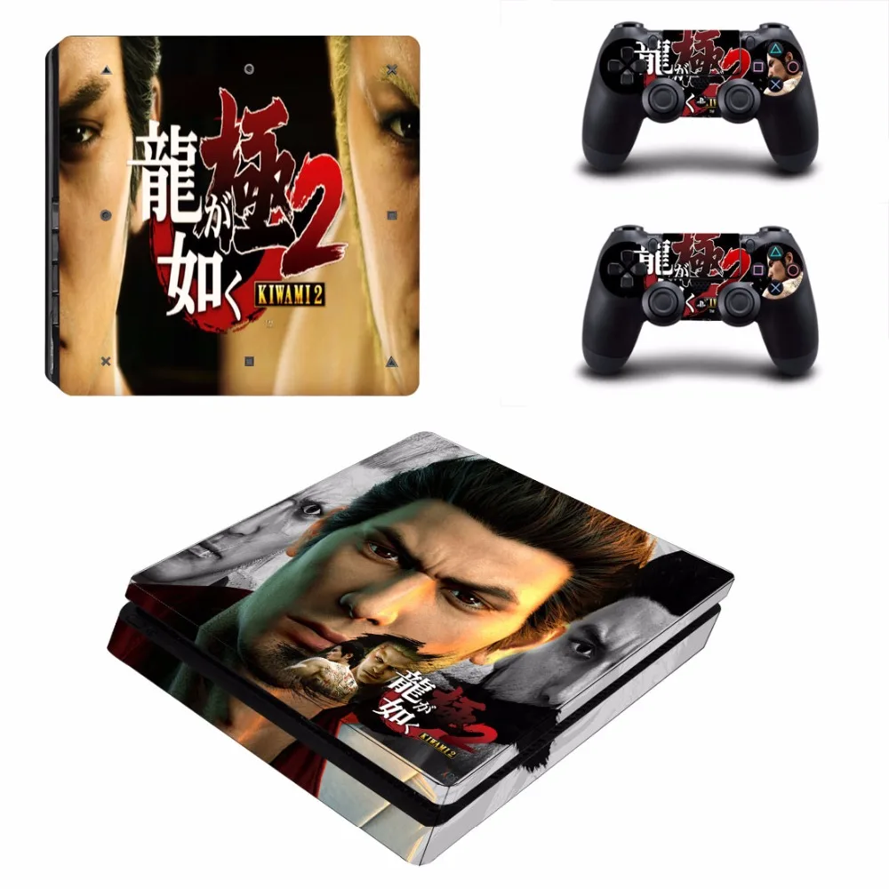 Игра якудзы Kiwami 2 PS4 тонкая кожа Стикеры для Sony Игровые приставки 4 консоли и