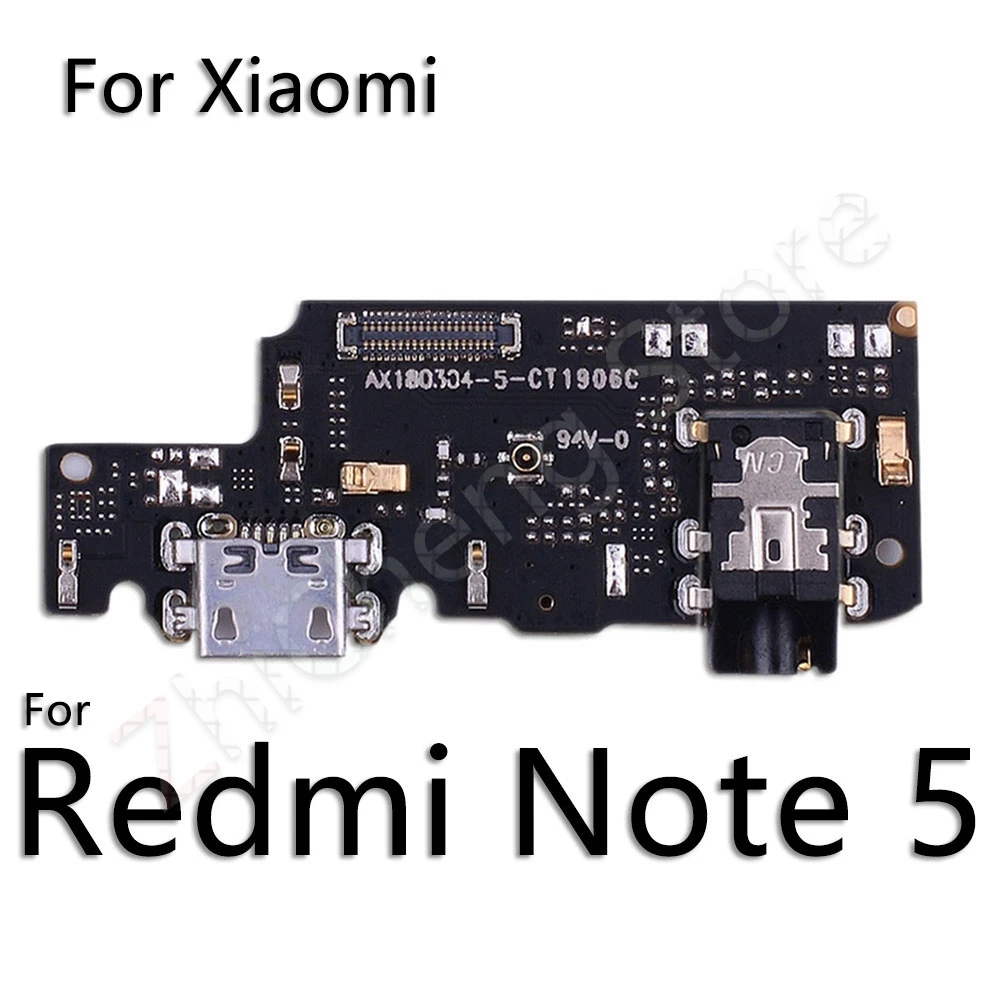 For Redmi Note 5 USB Дата зарядки порт Зарядное устройство Док-станция разъем гибкий кабель для Xiaomi mi красный mi Note 4 4A 4X5 5A 6 7 Plus Pro Глобальный - Цвет: For Redmi Note 5