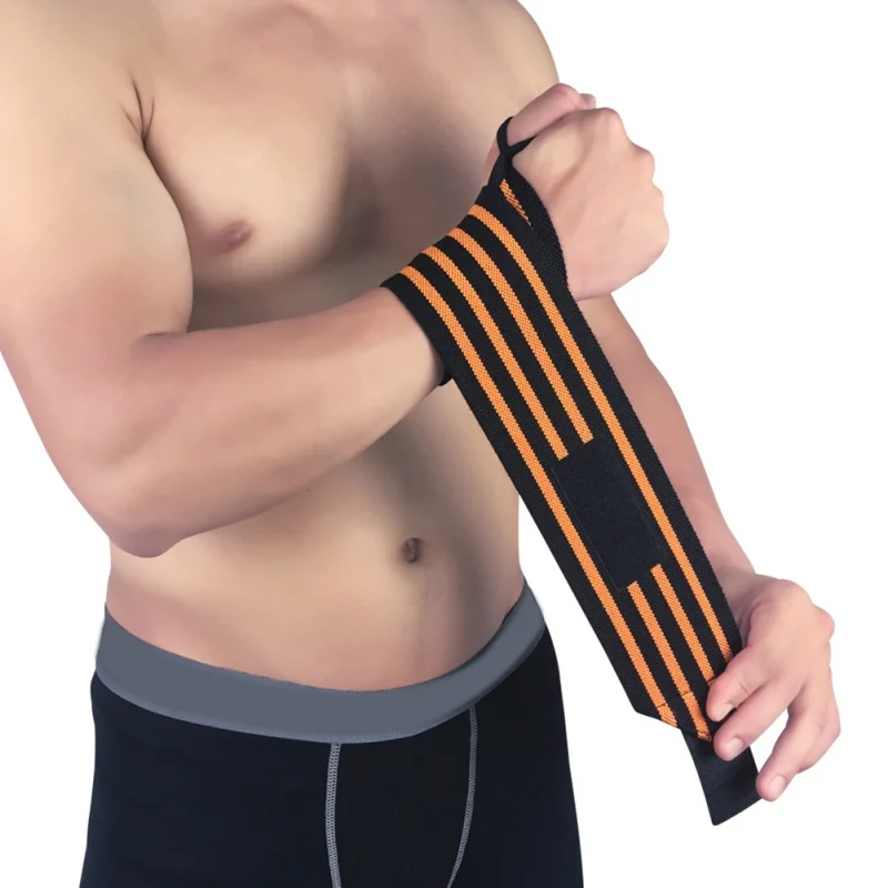 1Pcs Fitness Wrist Wraps Straps Gym Gloves Weightlifting Sports Wristband Bracer Support Hand Bands With wristban | Спорт и