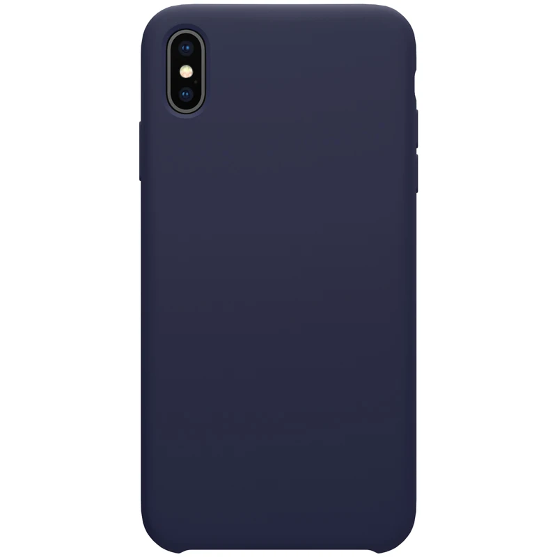Flex pure чехол для Iphone XS Макс Nillkin Мягкие силиконовые чехлы анти-fingerpringt кремния микрофибры задняя крышка для Iphone XR случае - Цвет: Синий