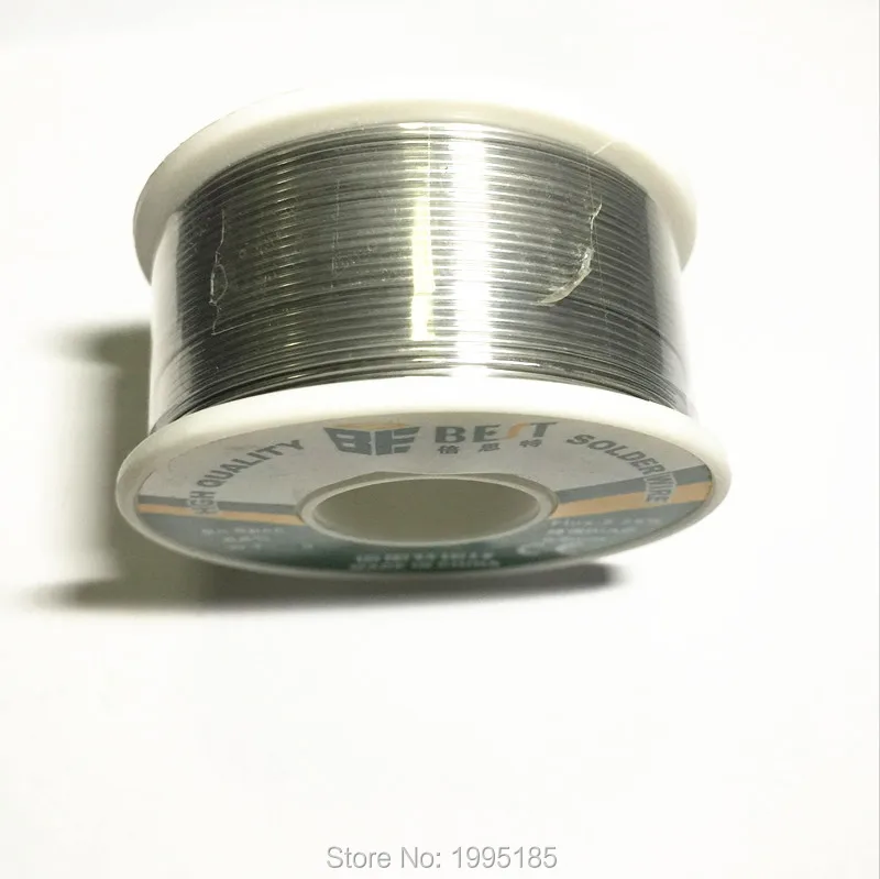 1 PCS BEST 0.8 MM Wire Diameter 0.8MM small soldering tin wire line including rosin. Tin content 55% (100 grams) | Инструменты