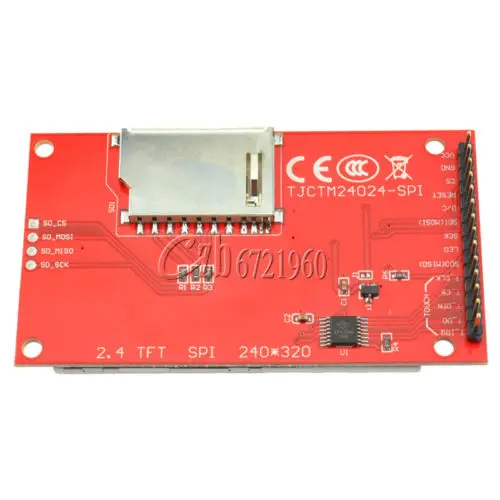 240x320 2 4 &quotSPI TFT ЖК дисплей Touch Панель последовательный Порты и разъёмы модуль с КПБ