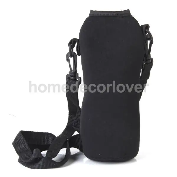 1L на молнии изолированный чехол для бутылки с водой сумка переноски + плечевой