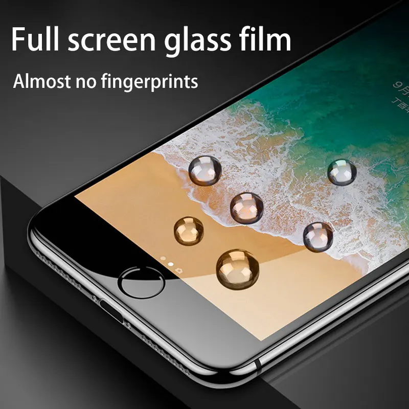 6D стекло для iPhone 11 6 6s 8 Plus XS закаленное полное покрытие 3D Чехол протектор экрана Pro