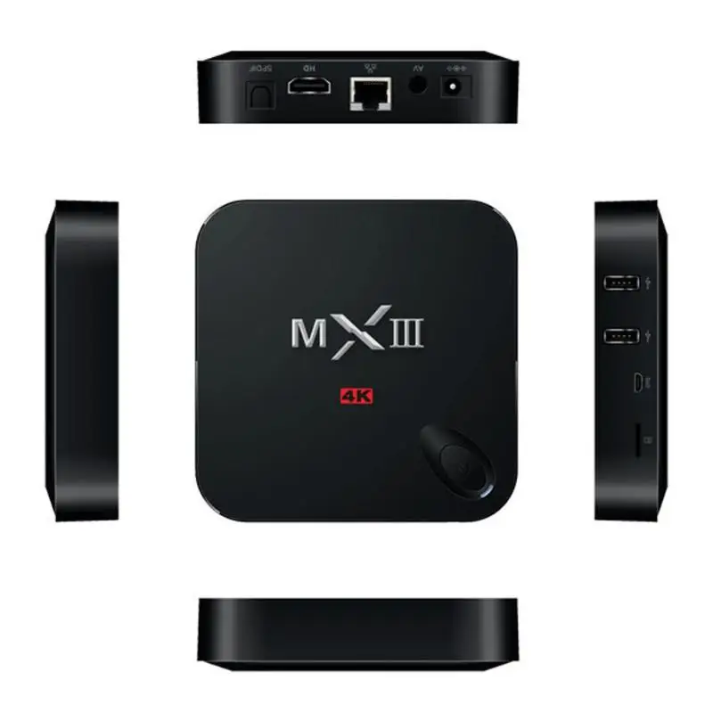 MXIII Amlogic S802 Quad-Core Восьмиядерный Мали-450 GPU Android 4.4.2 1G DDR3 8 GB Full HD 1080 P 4 K H.264 Android 4,4 Декодер каналов кабельного телевидения