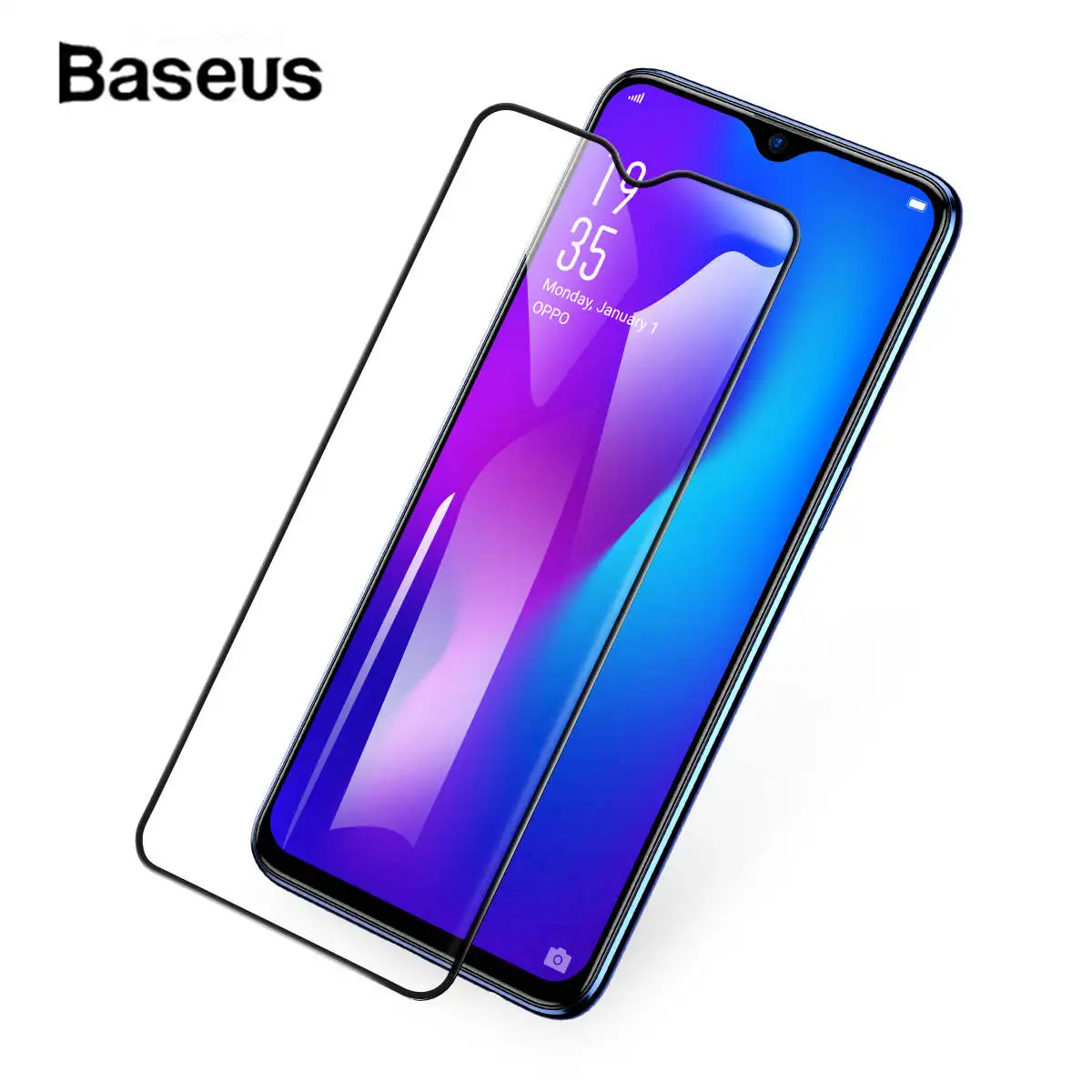 BASEUS 0 3 мм изогнутые для Oppo R17 закаленное Стекло полный охват Экран протектор