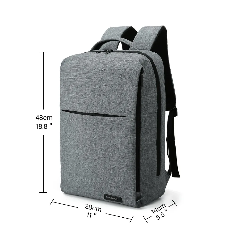BAGSMART новый ноутбук рюкзак универсальный 15 6 дюймов для рюкзаки женщин и мужчин