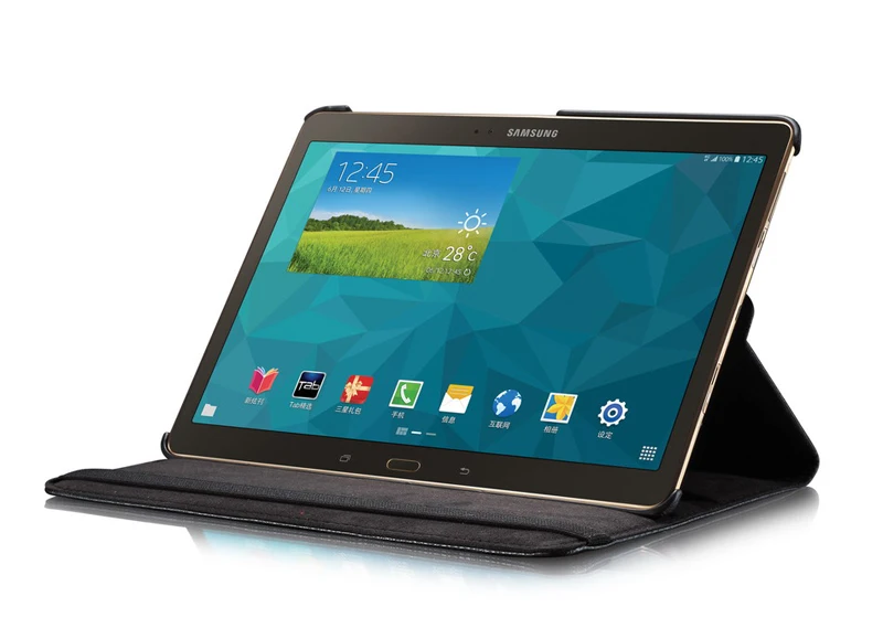 Вращающийся на 360 градусов чехол из искусственной кожи для Samsung Galaxy Tab S 10 5 T800 T805 Lichi