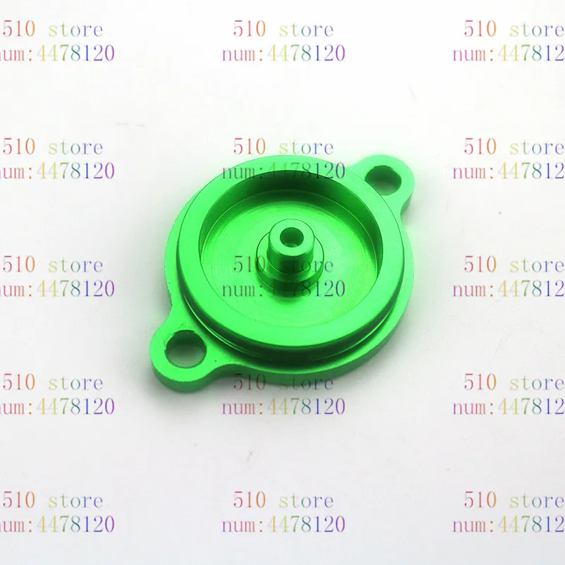 Зеленая Крышка масляного фильтра двигателя CNC для Kawasaki KX250F KX 250F KXF250 2004 2015 MX