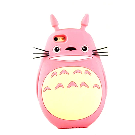 Япония 3D милый мультфильм Мой сосед Тоторо кошка Мягкая силиконовая задняя