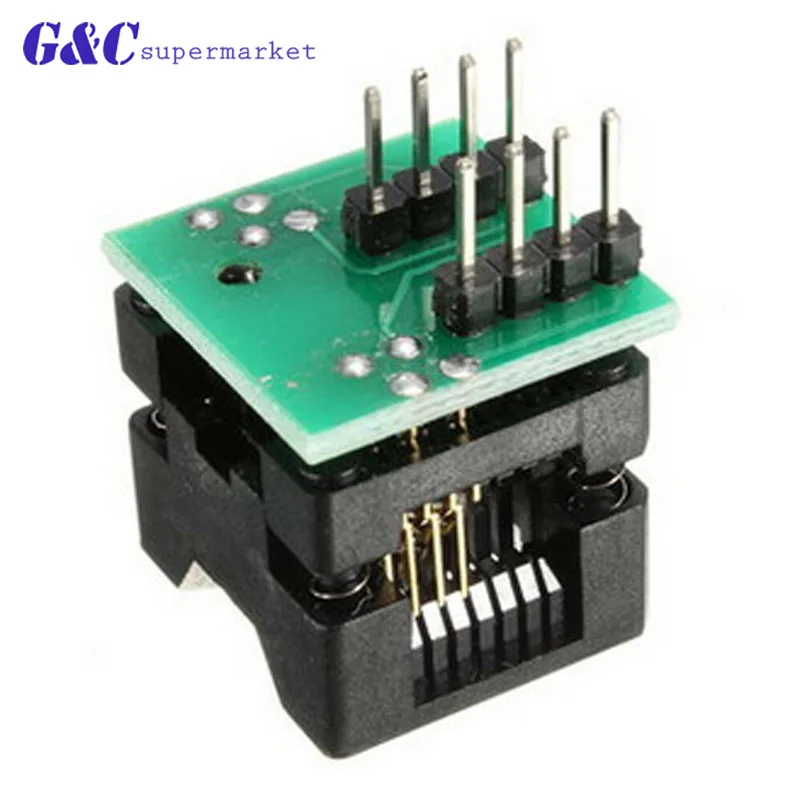 1 шт. SOIC8 SOP8 для DIP8 широкофюзеляжный сиденье широкий 150mil/200mil программист разъем