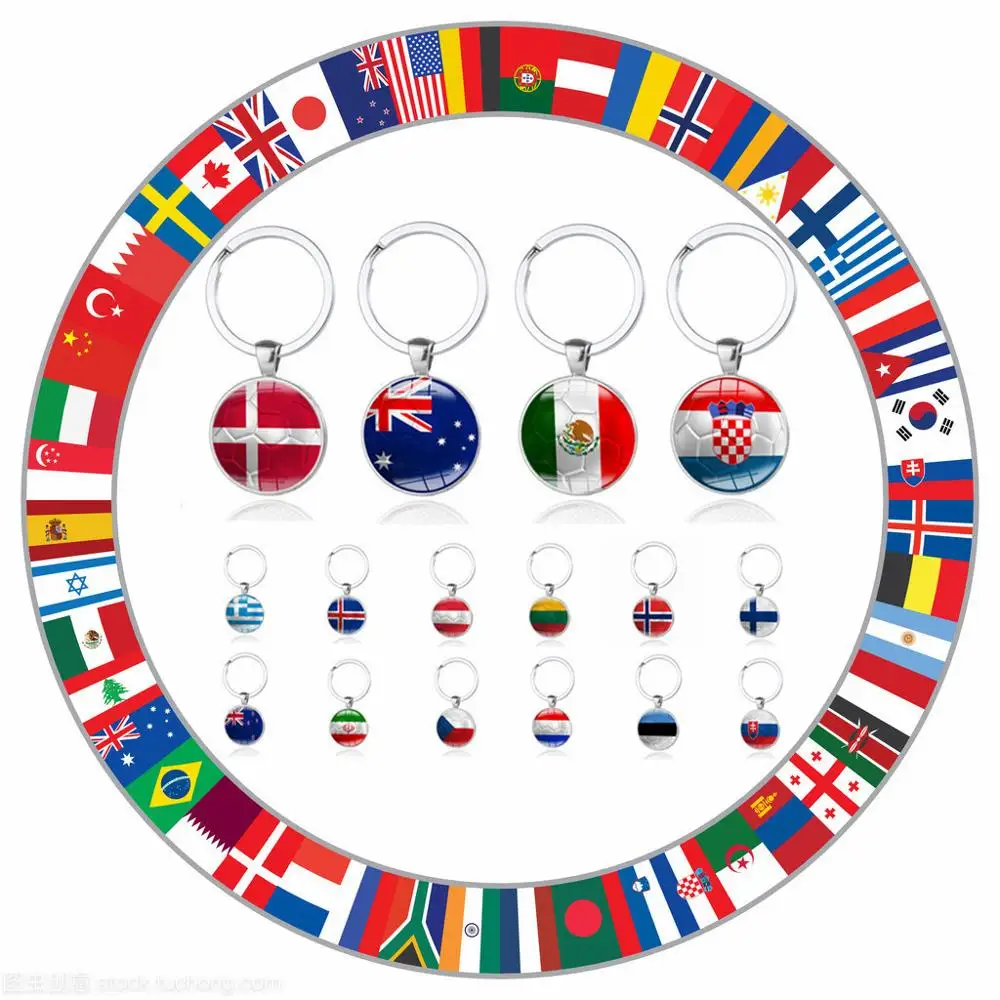 1 шт. 3D брелок для ключей Австралия Дания Мехико хорватская Iceland Norway Iran Zew Zealand