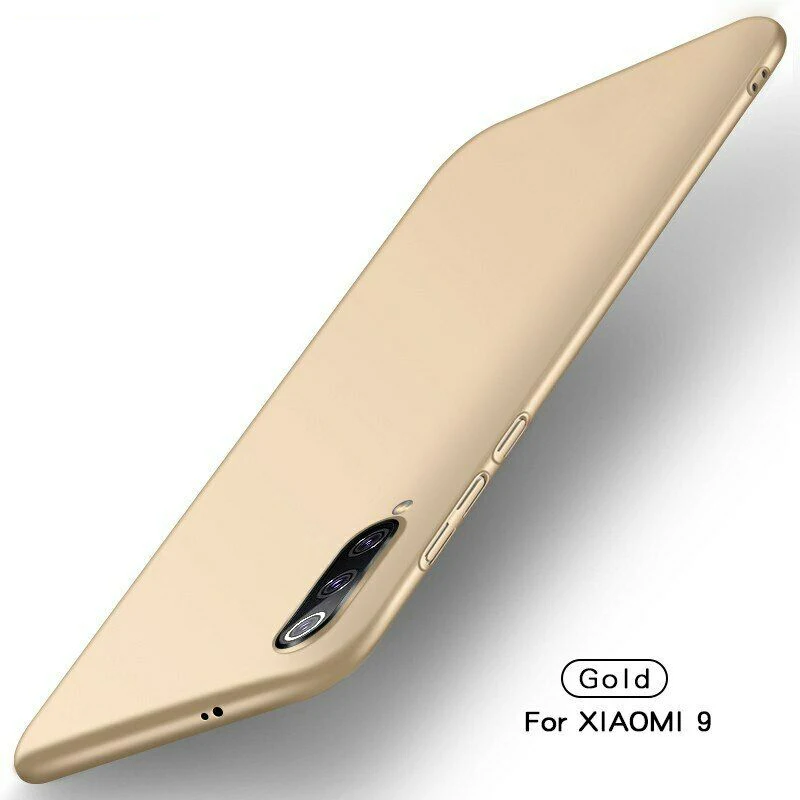 Gold Чехол для Xiao mi Red mi Note 7 6 8 Pro 7A 6A K20 Тонкий Жесткий ПК противоскользящая задняя крышка для Coque Xiaomi mi A3 Lite 9 8 SE A2 9T чехол s - Color: Gold