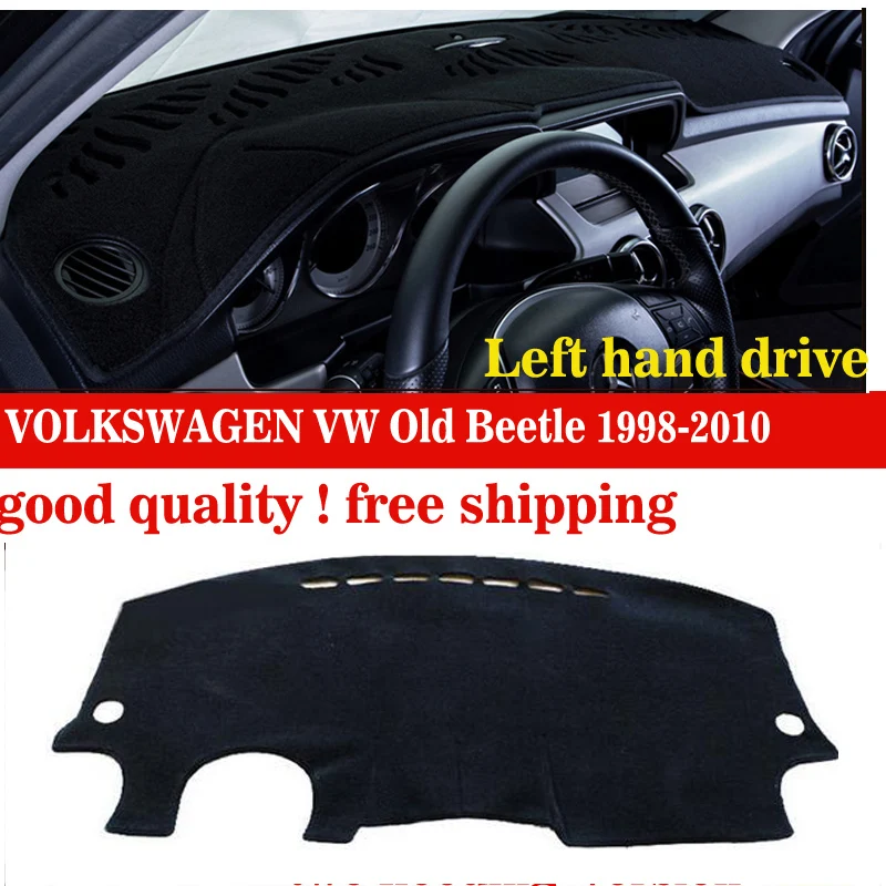 

Car dashboard covers mat For VOLKSWAGEN VW Old Beetle 1998-2010 left hand drives dashmat pad Instrument platform accessories