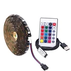 Светодиодная лента RGB, 5050, 5 В, USB-порт, водонепроницаемая, 1 м, 2 м, 3 м, 4 м, 5 м, для фона телевизора