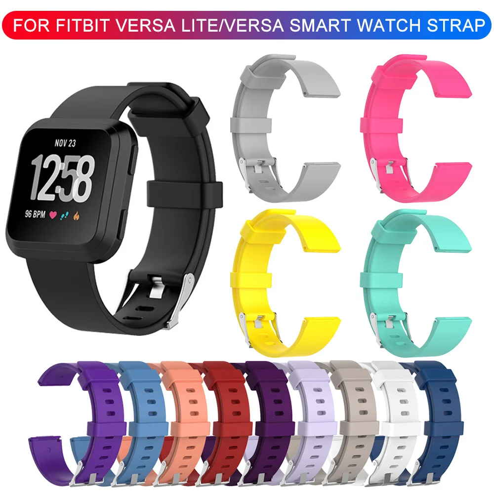 Ремешок силиконовый для фитнес-трекера Fitbit Versa lite/Versa | Электроника