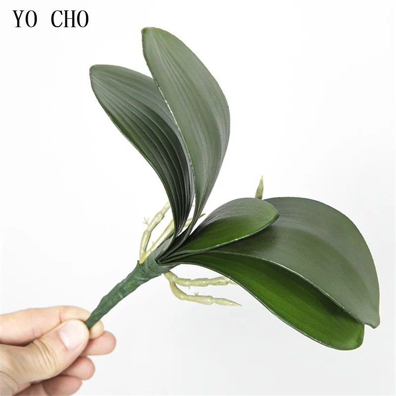 YO CHO 1 шт. искусственная кожа фаленопсис искусственный цветок искусственные