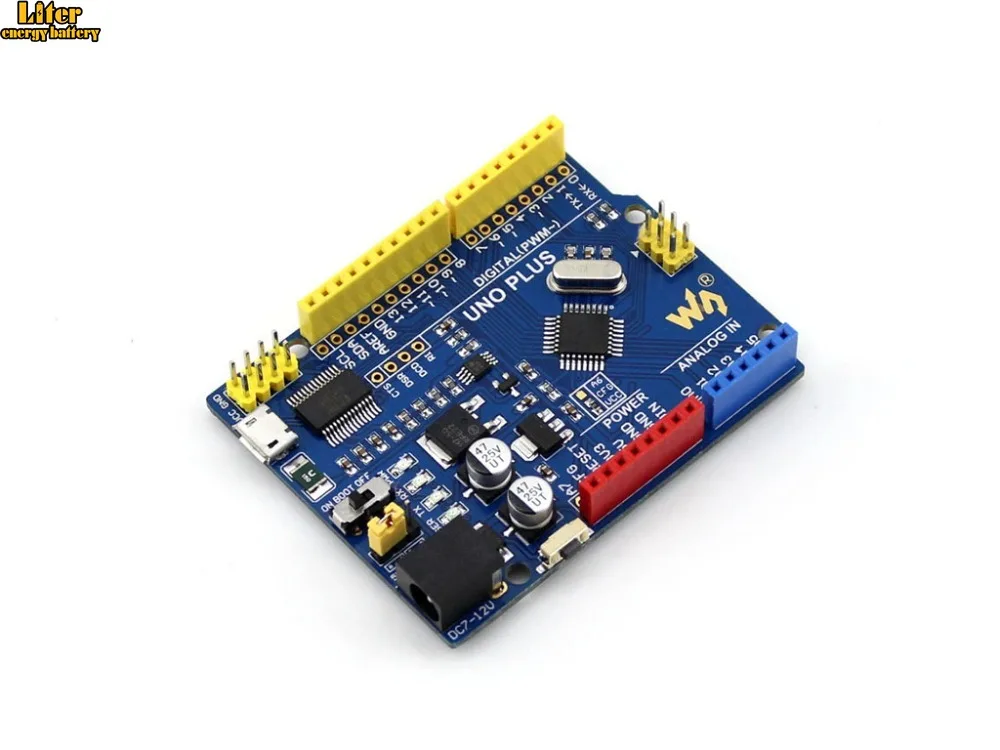 AVR плата UNO PLUS бортовой MCU ATMEGA328P-AU R3 Комплект усовершенствованной и платы для