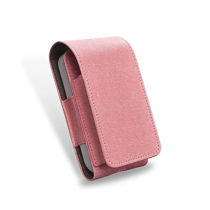pink 5 цветов модный кожаный портативный мини-чехол для IQOS сумка - Цвет: pink