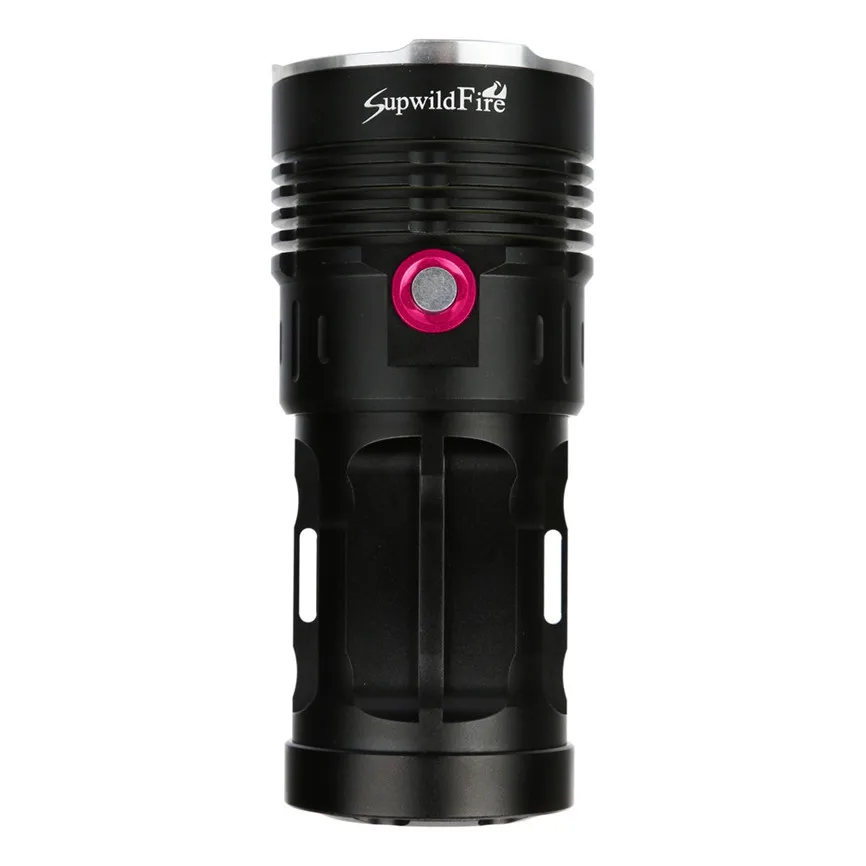 SupwildFire 3/4/6/7/8/9/10/12/15 x XM-L T6 светодиодный 3 режима черный фонарик Фонарь 4x18650 охоты лампы дропшиппинг 911