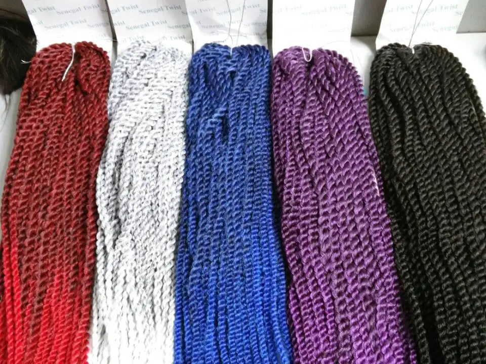Мода источник RastAfri сенегал душа Microbraid повороты кос твист 22 дюйм(ов) 24 |