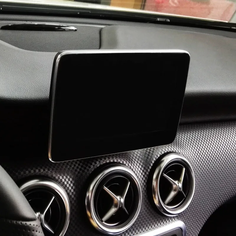 Декоративная панель для защиты экрана навигации Mercedes Benz GLA X156 CLA C117 200 A B class 180 2014