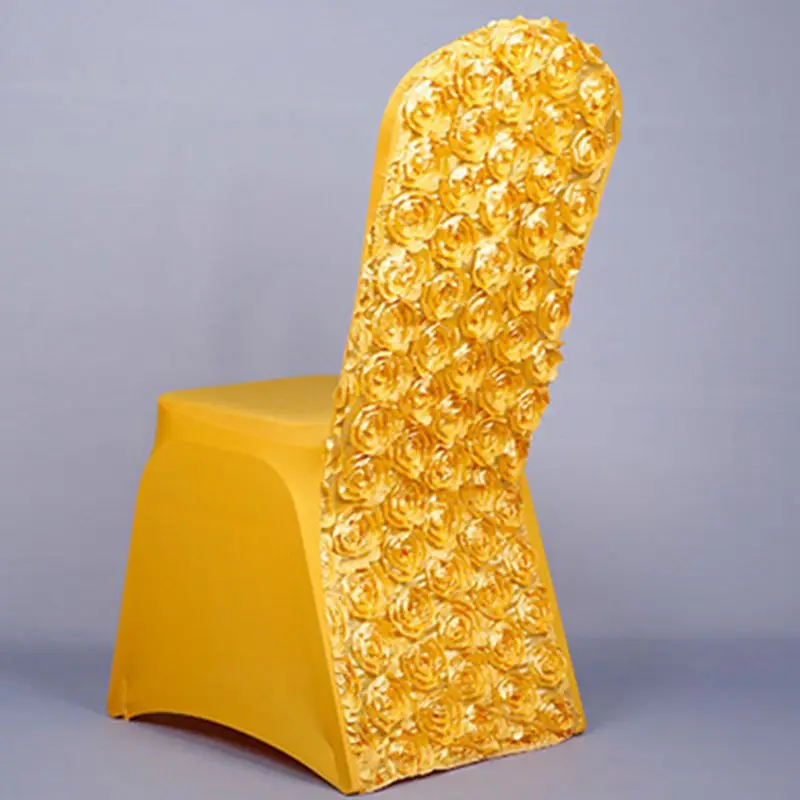 Универсальные чехлы для стула из спандекса вечеринок банкетов 3d цвета розового