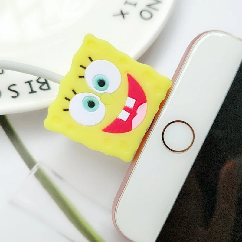 style 4 Кабель аксессуар крышка для iphone 6 7 8 x USB кабель защитный кабель животное кукла укусы мультфильм USB зарядное устройство протектор для кабеля передачи данных - Цвет: style 4