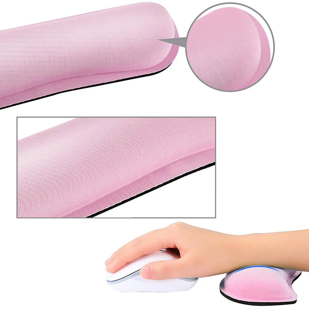 Ноутбук памяти хлопок мышь/клавиатура запястье pad набор для запястья поднятые