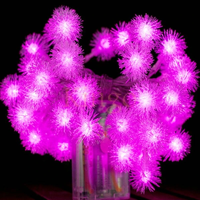 Рождественская лампа снежный шар Сказочная гирлянда батарея управляемая