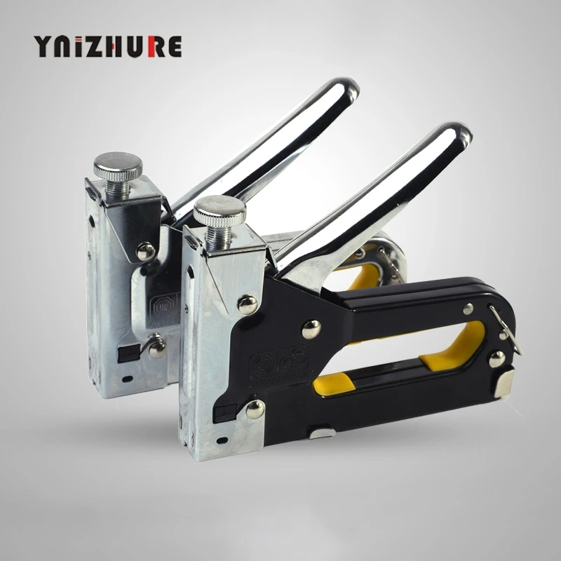 Степлер для мебели многофункциональный строительный пистолет ногтей деревянной