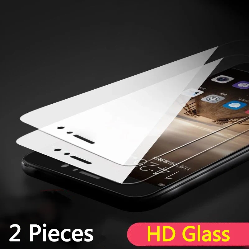 2Pcs HD Glass 2 шт./лот, полностью закаленное стекло для huawei mate 9, Защитное стекло для экрана 0,26 мм, 9 H, Взрывозащищенная стеклянная пленка для huawei mate 9 - Цвет: 2Pcs HD Glass